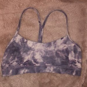 Lulu tie dye sports bra